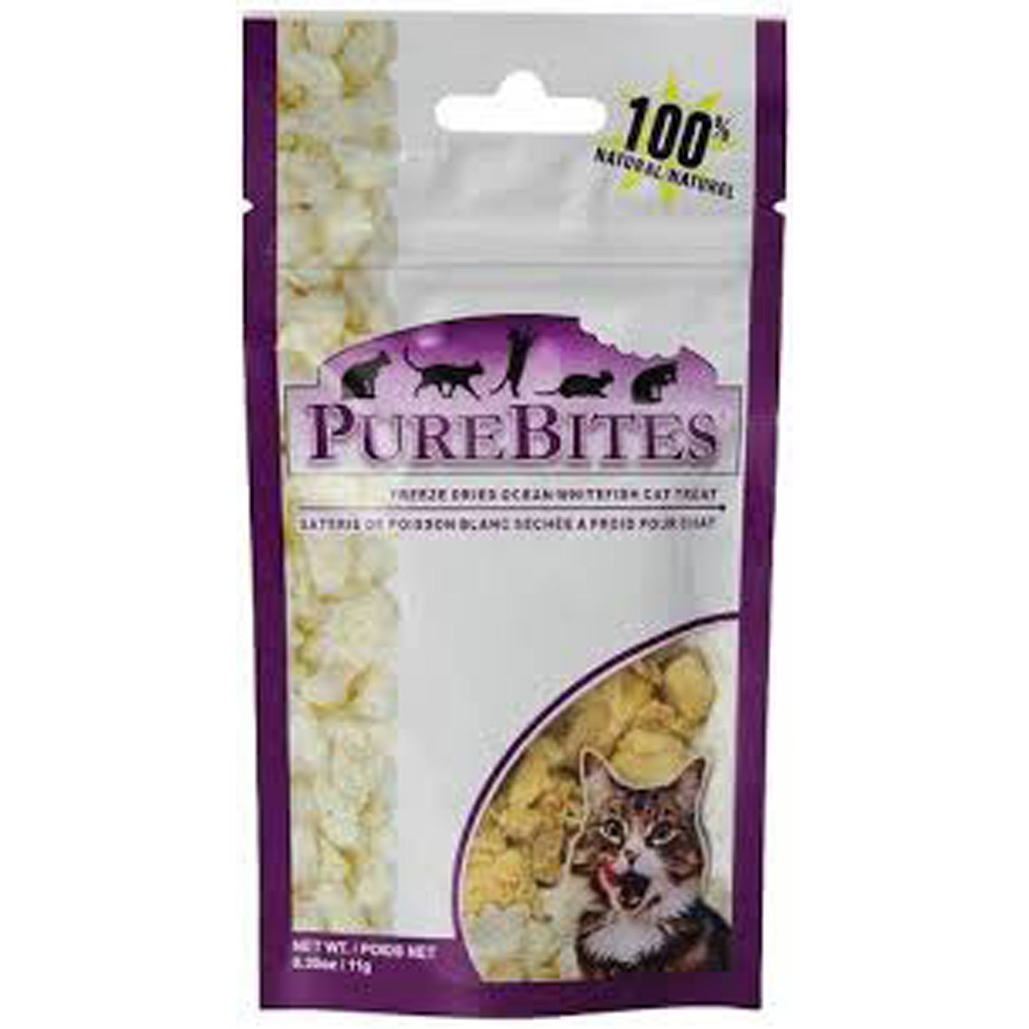 PureBites Freeze Dried Treats For Cats Ocean Whitefish - 11 g