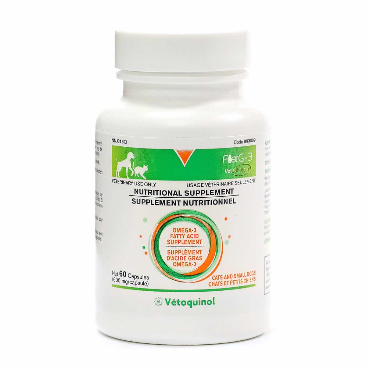 Aller-G 3 Omega-3 Capsule Supplement For Cats & Small Dogs