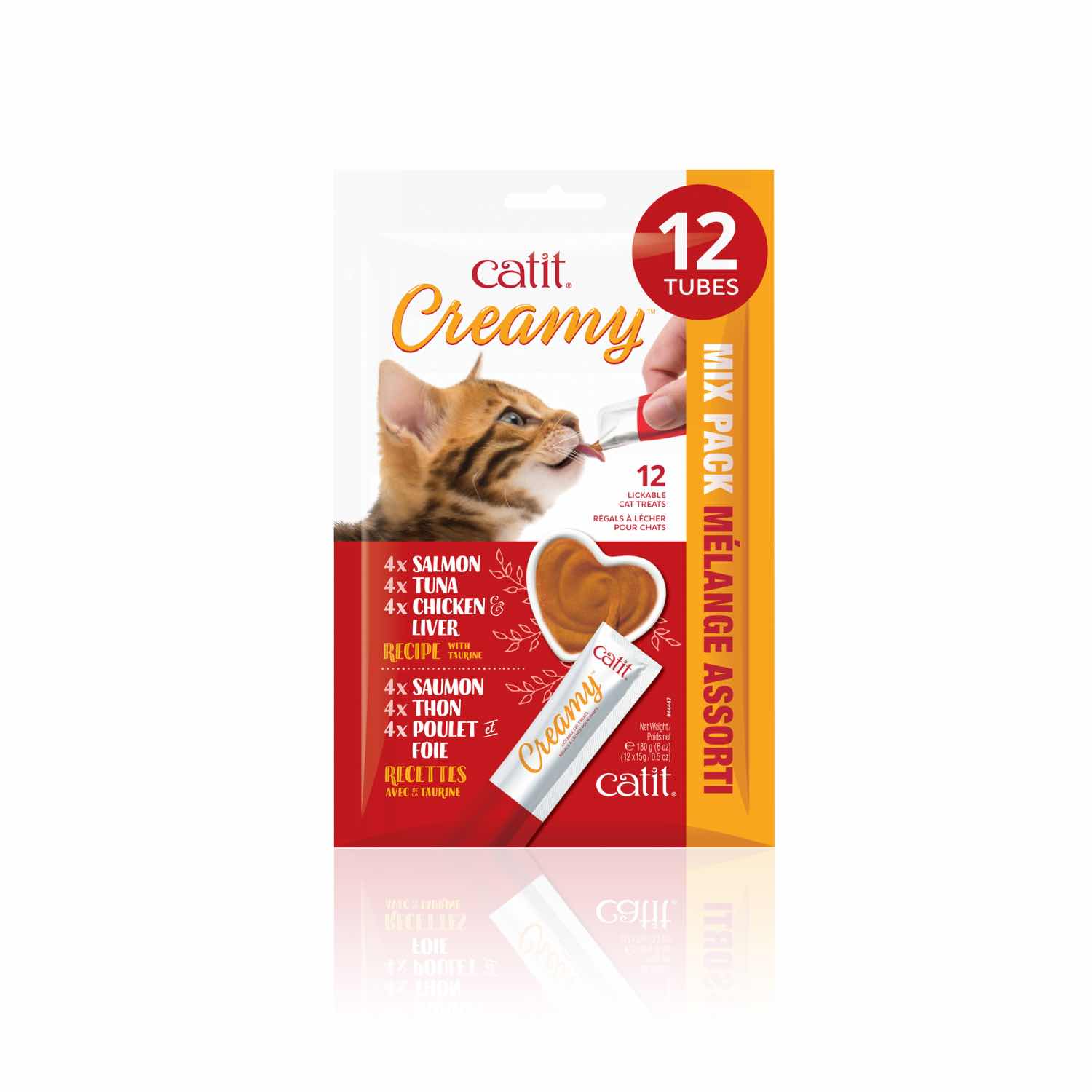 Catit Creamy Lickable Cat Treats Assorted