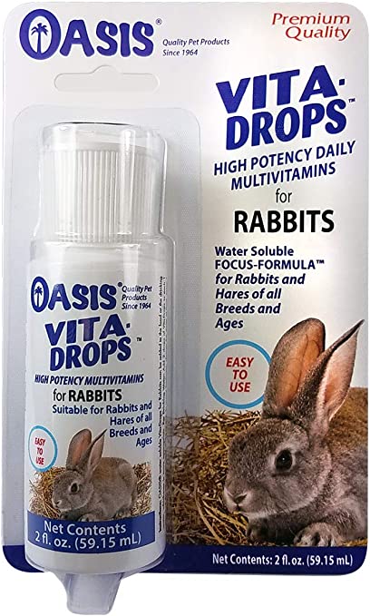 Oasis Vita-Drops High Potency Rabbit Daily Multivitamins For Rabbits