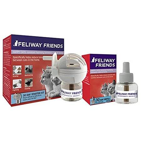 Feliway Friends Calming Starter Kit Diffuser and Refill For Cats - %Single%
