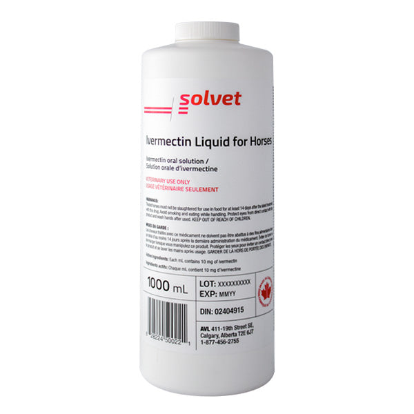 Ivermectin 10 mg/mL Liquid For Horses Syringe - 15 mL