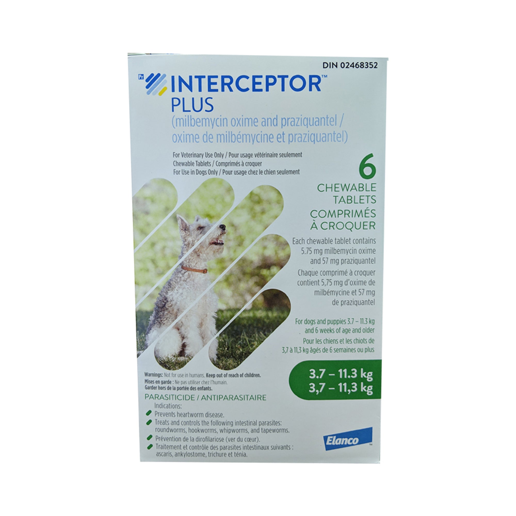 Interceptor Plus Flavoured Tablet For Dogs 11.4 To 22.7 Kg (Yellow) - 1 Tablet