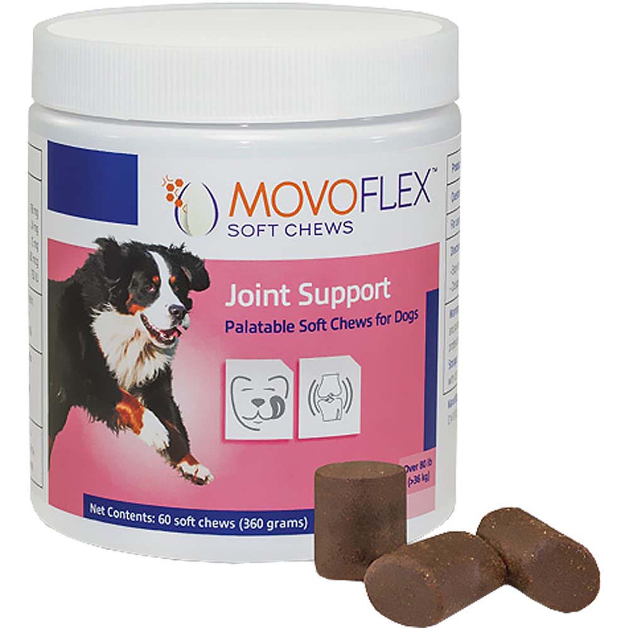 Virbac Movoflex Soft Chews Joint Supplement Dogs 60 Count - Large