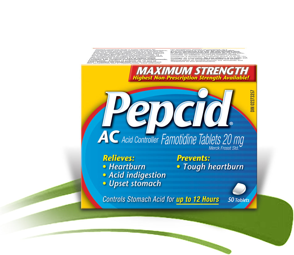 Pepcid AC Maximum Strength Tablets with Famotidine