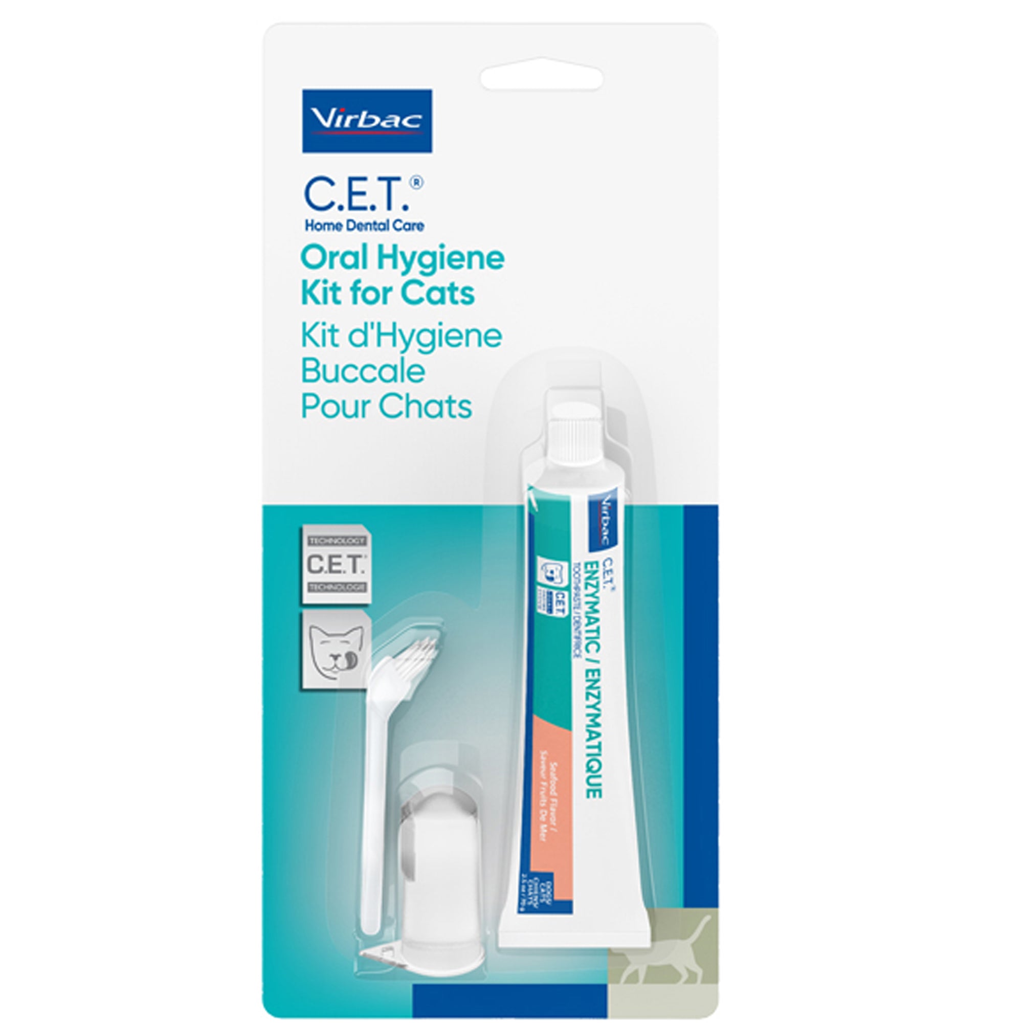 C.E.T. Oral Hygiene Kit for Cats - Seafood