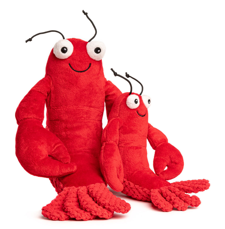 FabDog Floppy Lobster Dog Toy
