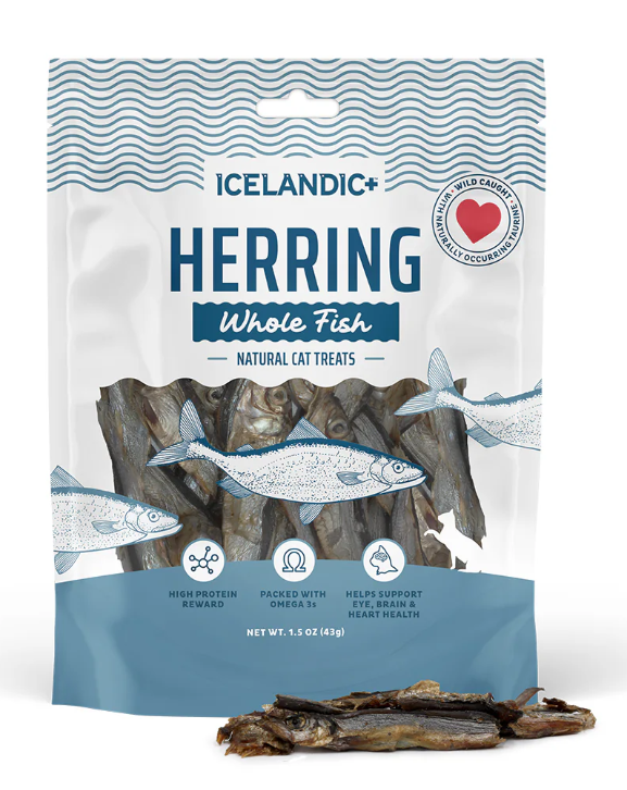 Icelandic+ Herring Whole Fish Treat for Cats