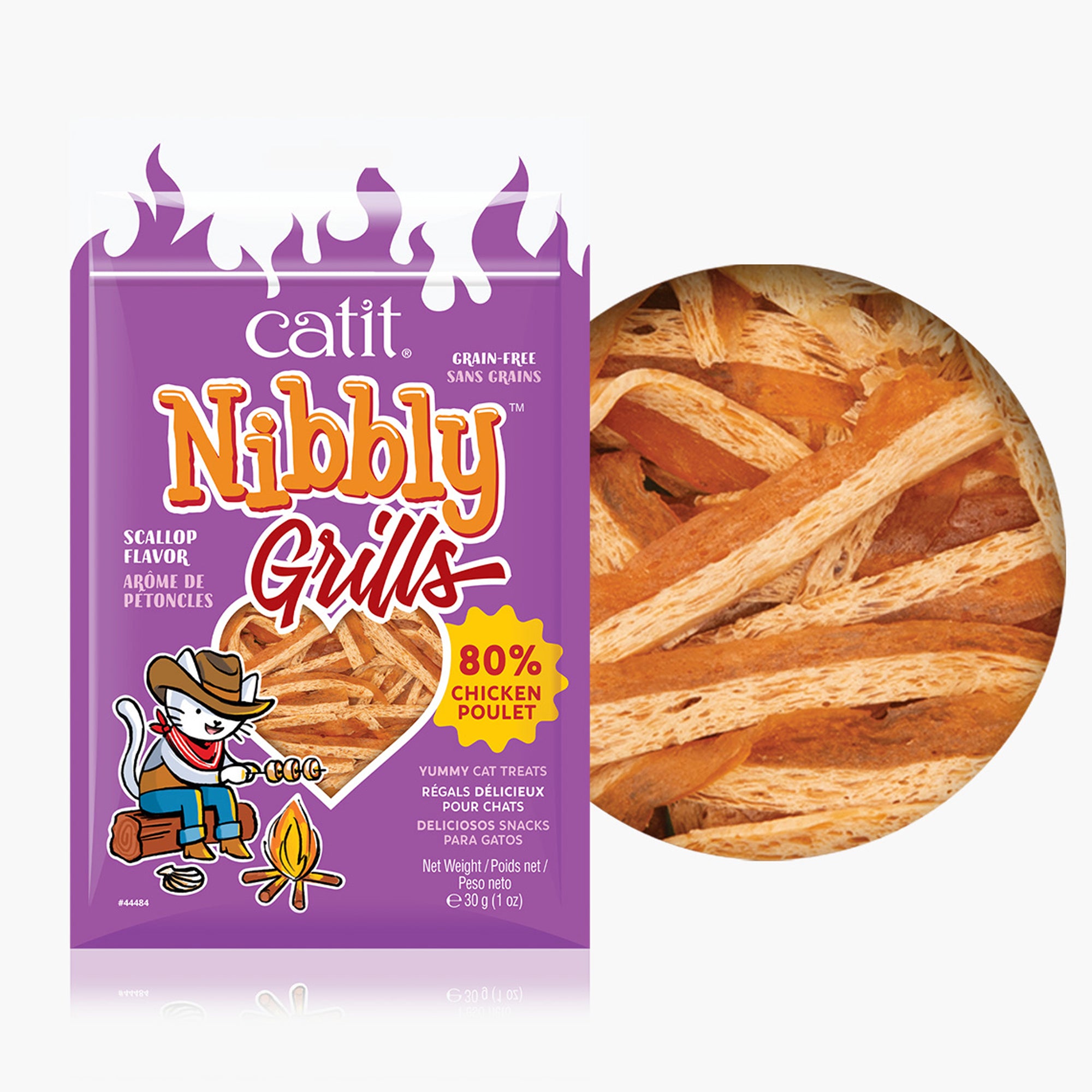 Catit Nibbly Grills For Cats Chicken & Scallop
