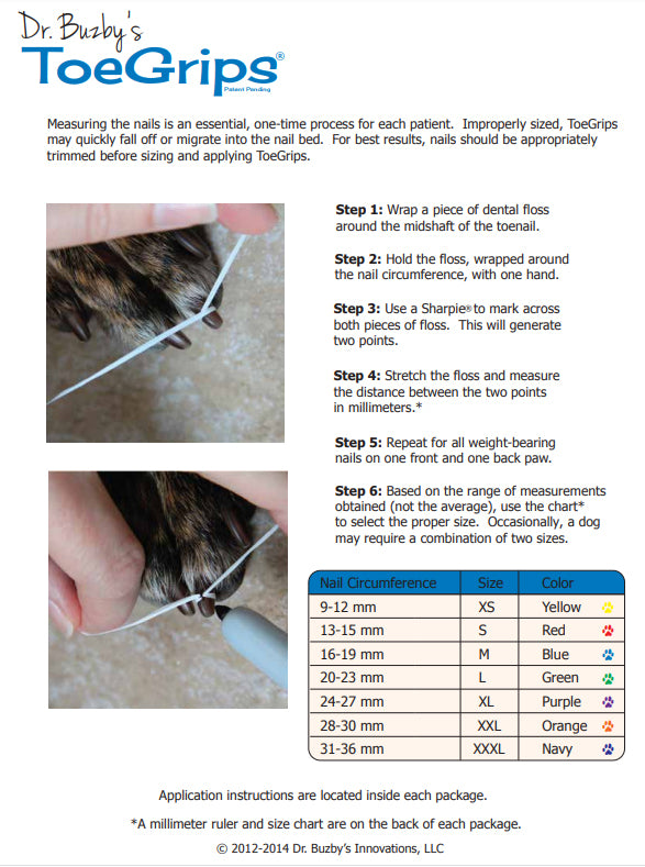 ToeGrips Dog Nail Grips