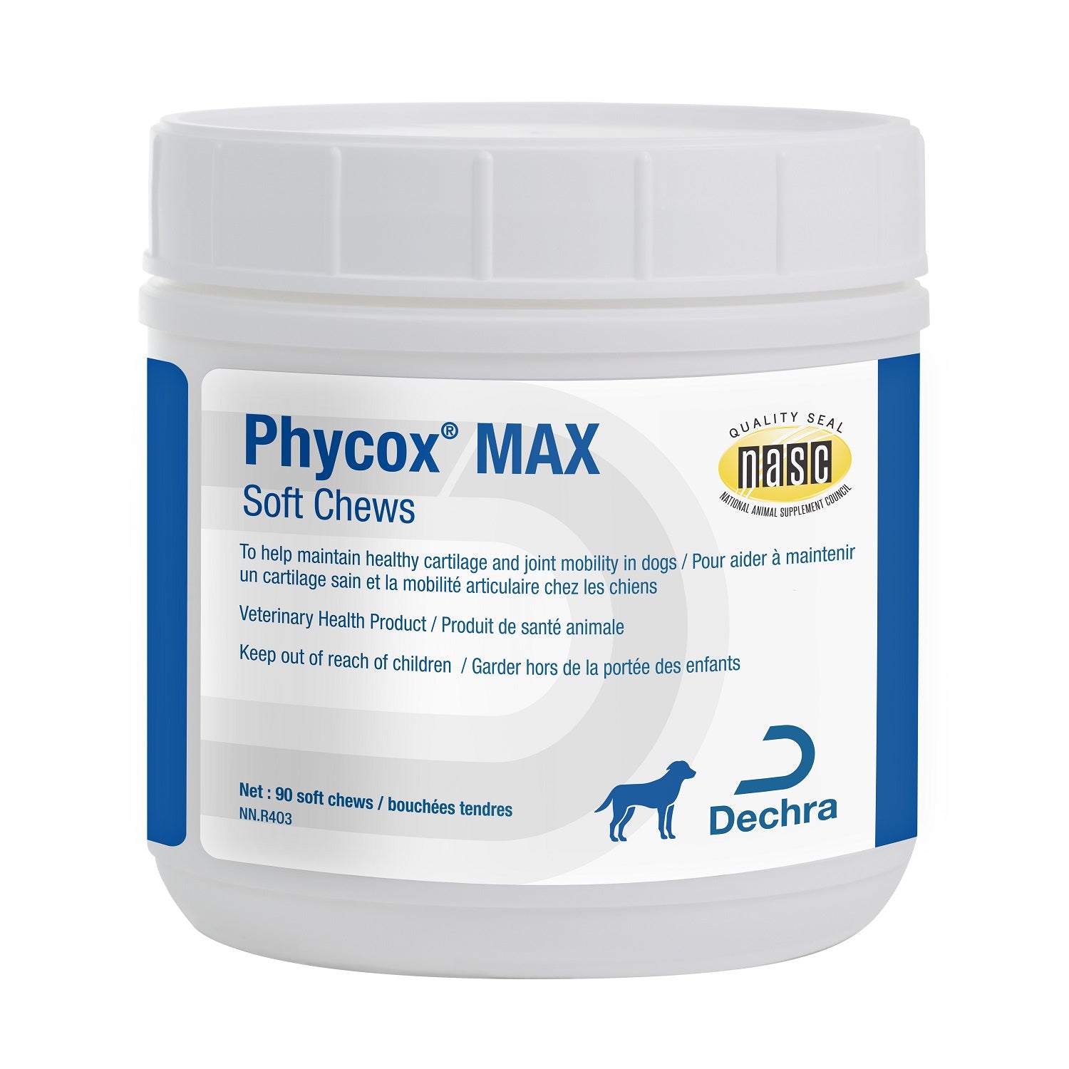 Phycox MAX Joint Supplement Hypoallergenic Soft Chews 90 Count