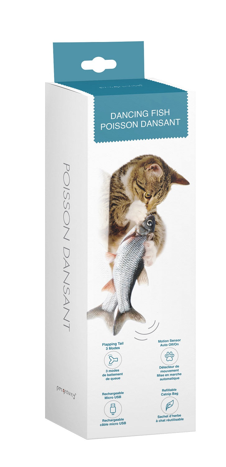 Pet Gravity Electronic Dancing Fish Cat Toy