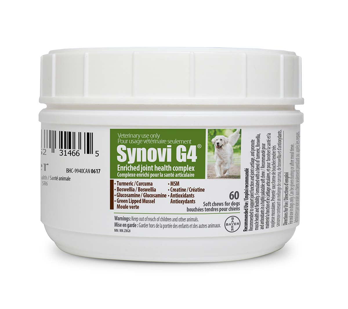 Synovi G4 Joint Supplement Chews For Dogs - 120 Chews