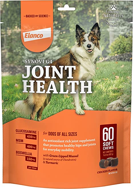 Synovi G4 Joint Supplement Chews For Dogs - 120 Chews