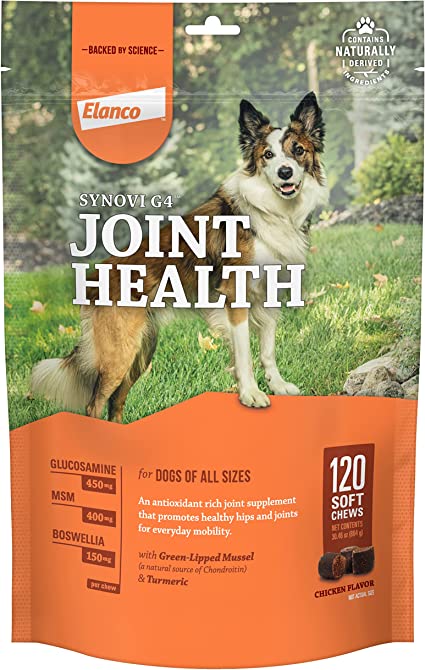 Synovi G4 Joint Supplement Chews For Dogs - 120 Chews