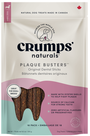 Crumps' Naturals Plaque Busters Original Dental Sticks