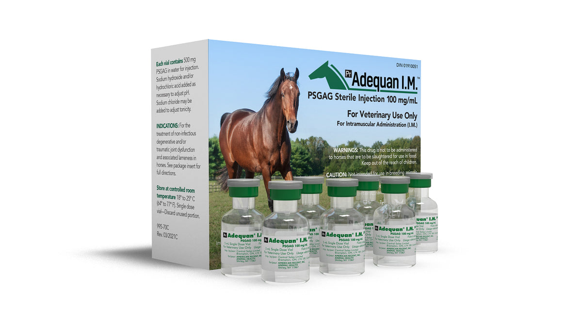 Adequan i.m. (polysulfated glycosaminoglycan) 100 mg/mL Equine Injecta