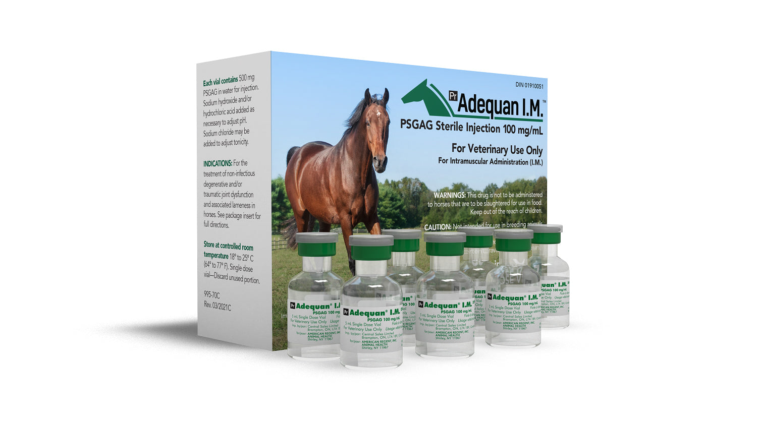 Adequan i.m. (polysulfated glycosaminoglycan) 100 mg/mL Equine Injectable