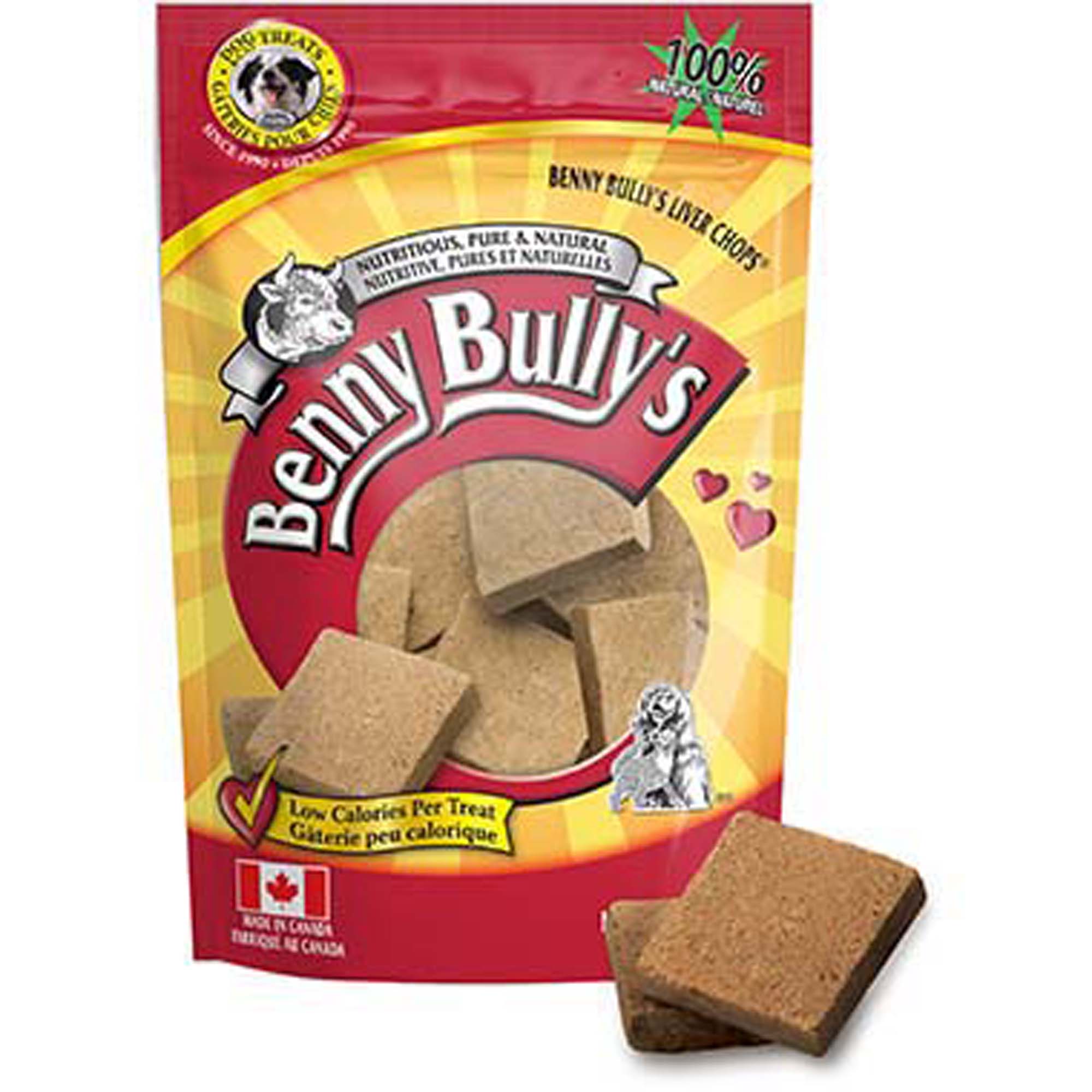 Benny Bully's Liver Chops Dog Treats - 1.5 Kg