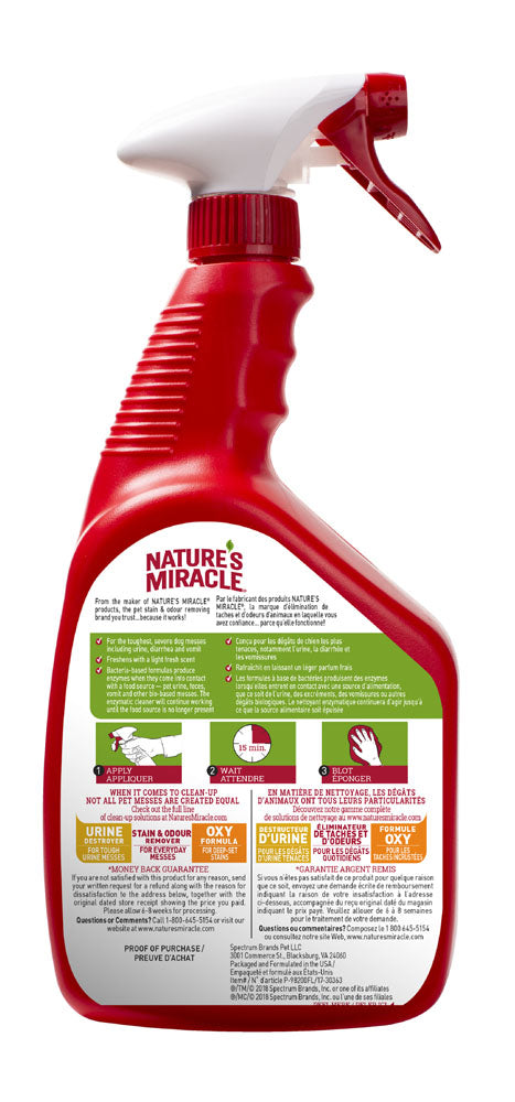 Nature's Miracle Advanced Stain & Odour Spray For Dogs
