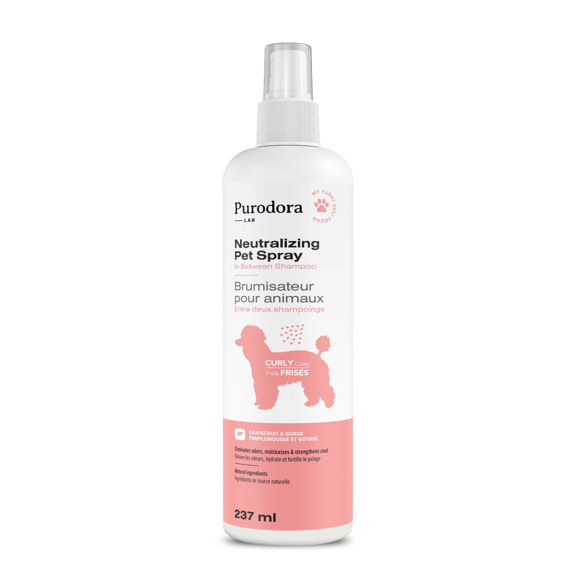 Purodora Neutralizing Pet Spray for Curly Coats