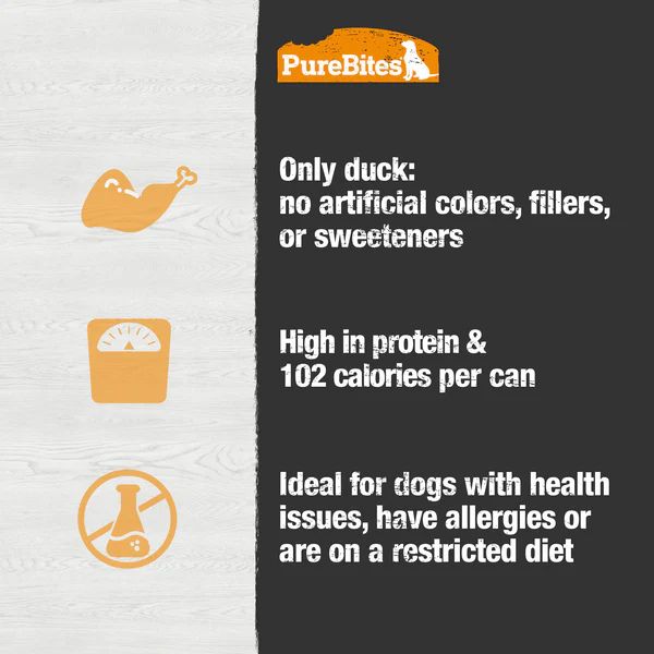 PureBites Duck Pate for Dogs