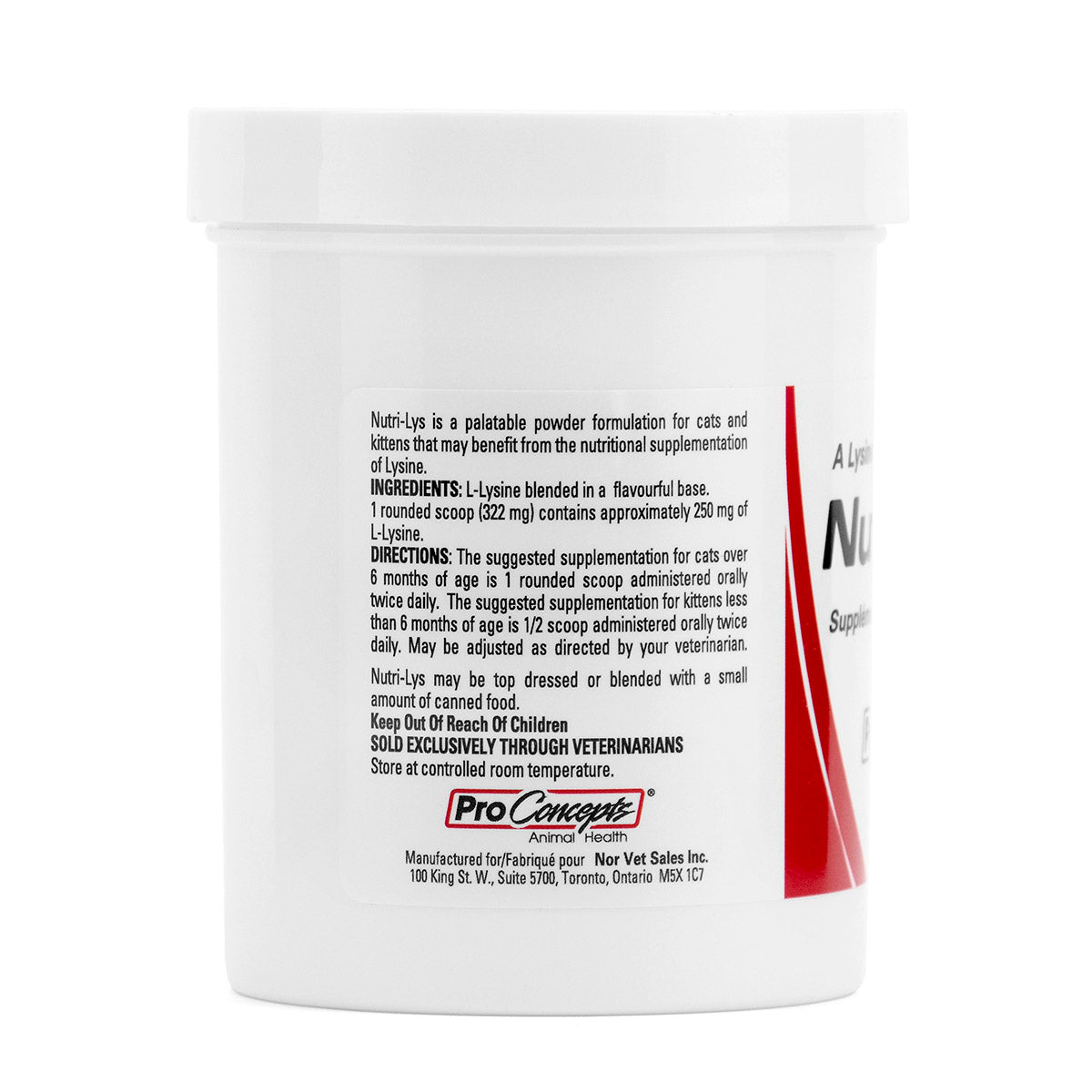 Nutri-Lys Lysine Nutritional Supplement Powder