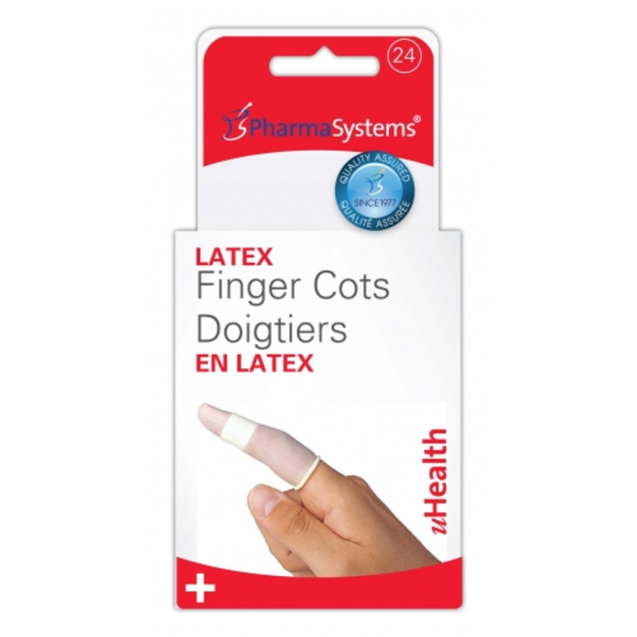 PharmaSystems Inc. Latex Finger Cots 24 Count