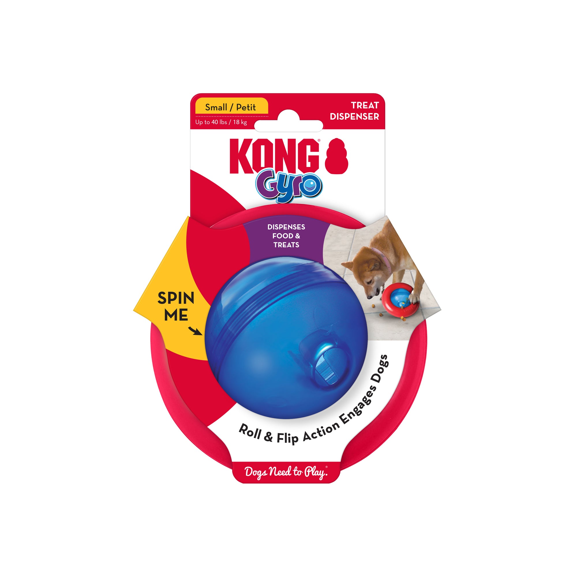 KONG Gyro Treat Dispenser - Large