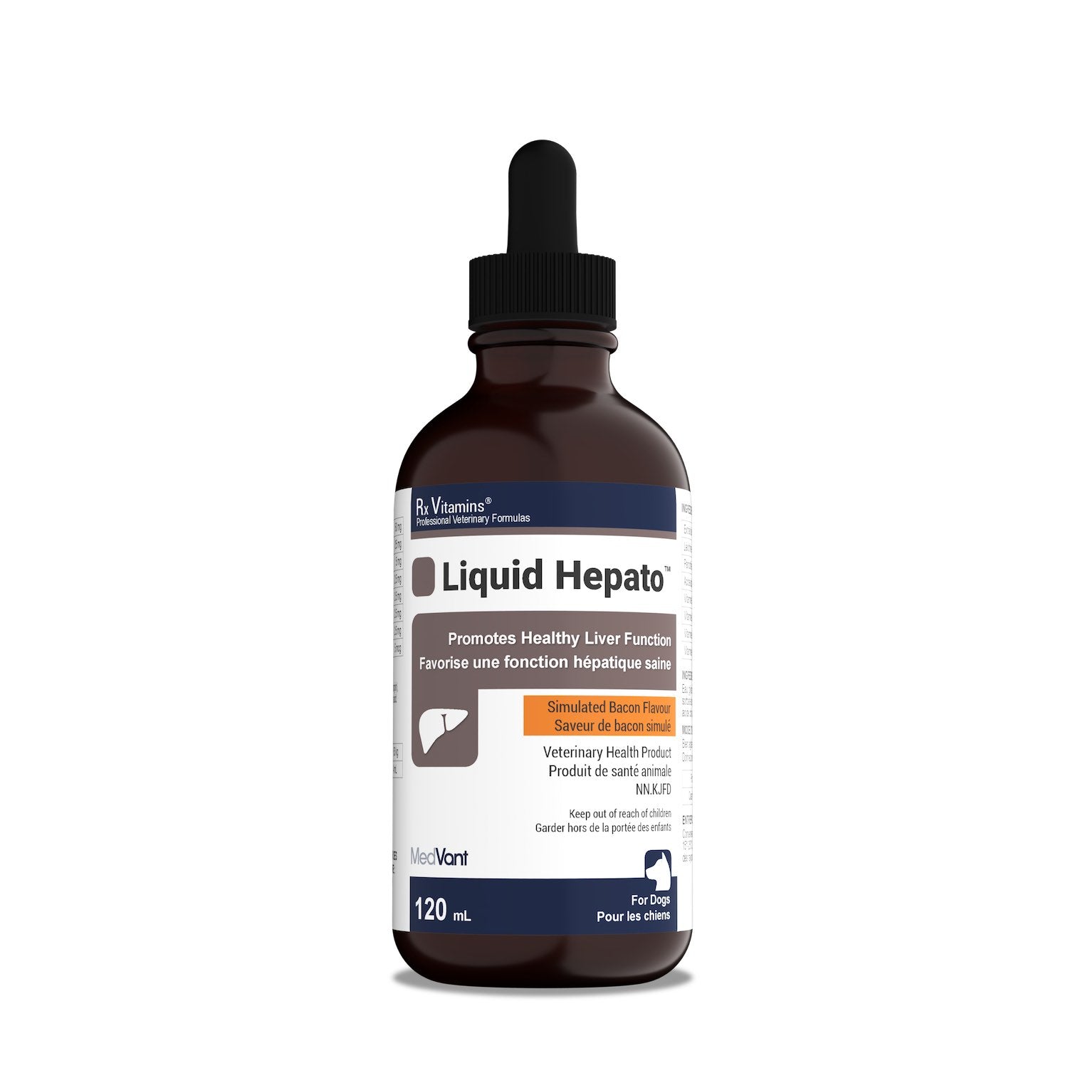 Rx Vitamins Liquid Hepato Bacon Flavour