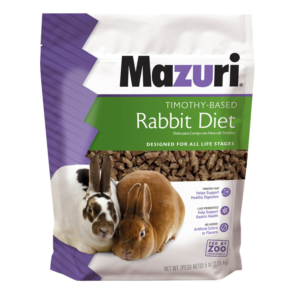 Mazuri Timothy Hay-Based Rabbit Diet