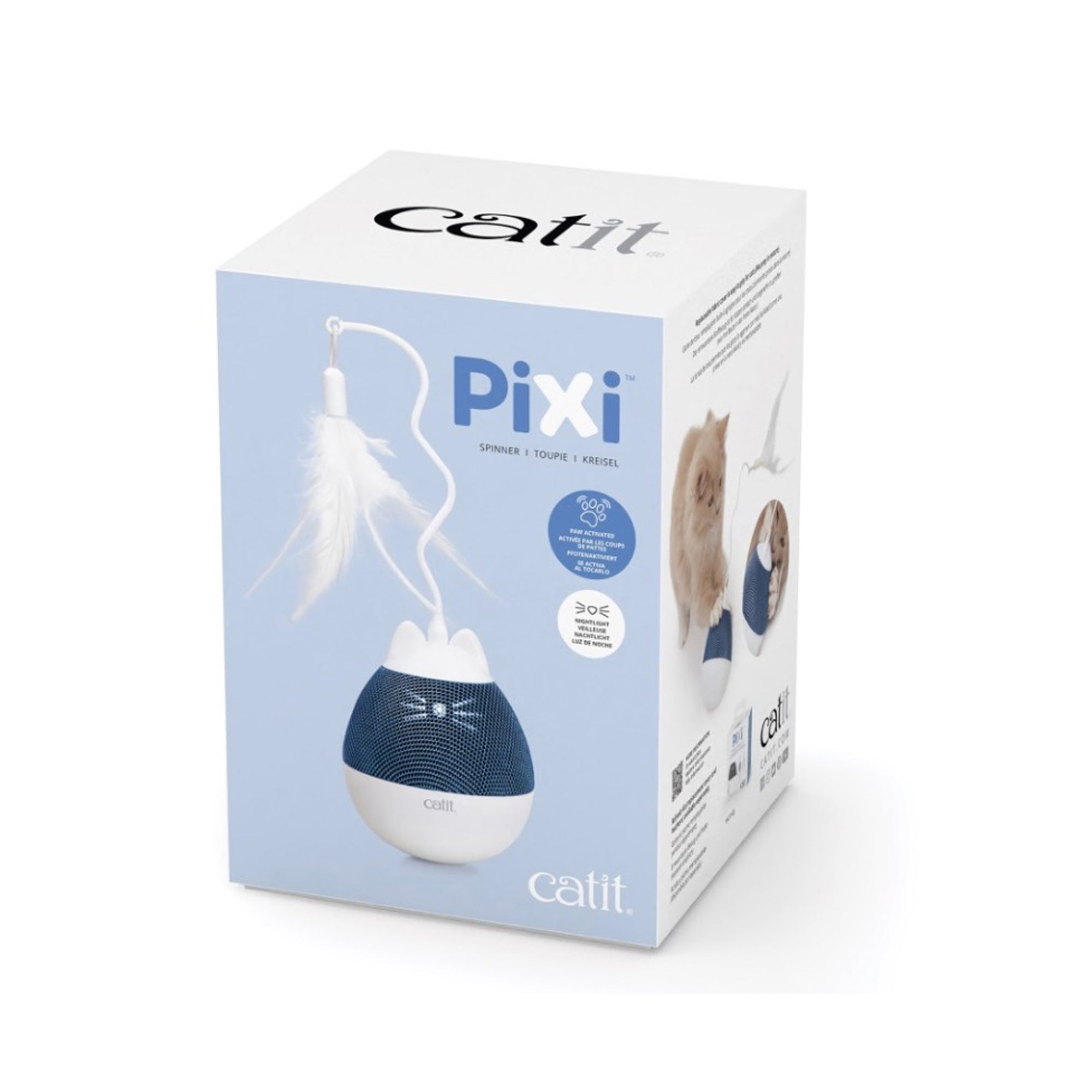 Catit Pixi Spinner Treat Dispensing Toy For Cats
