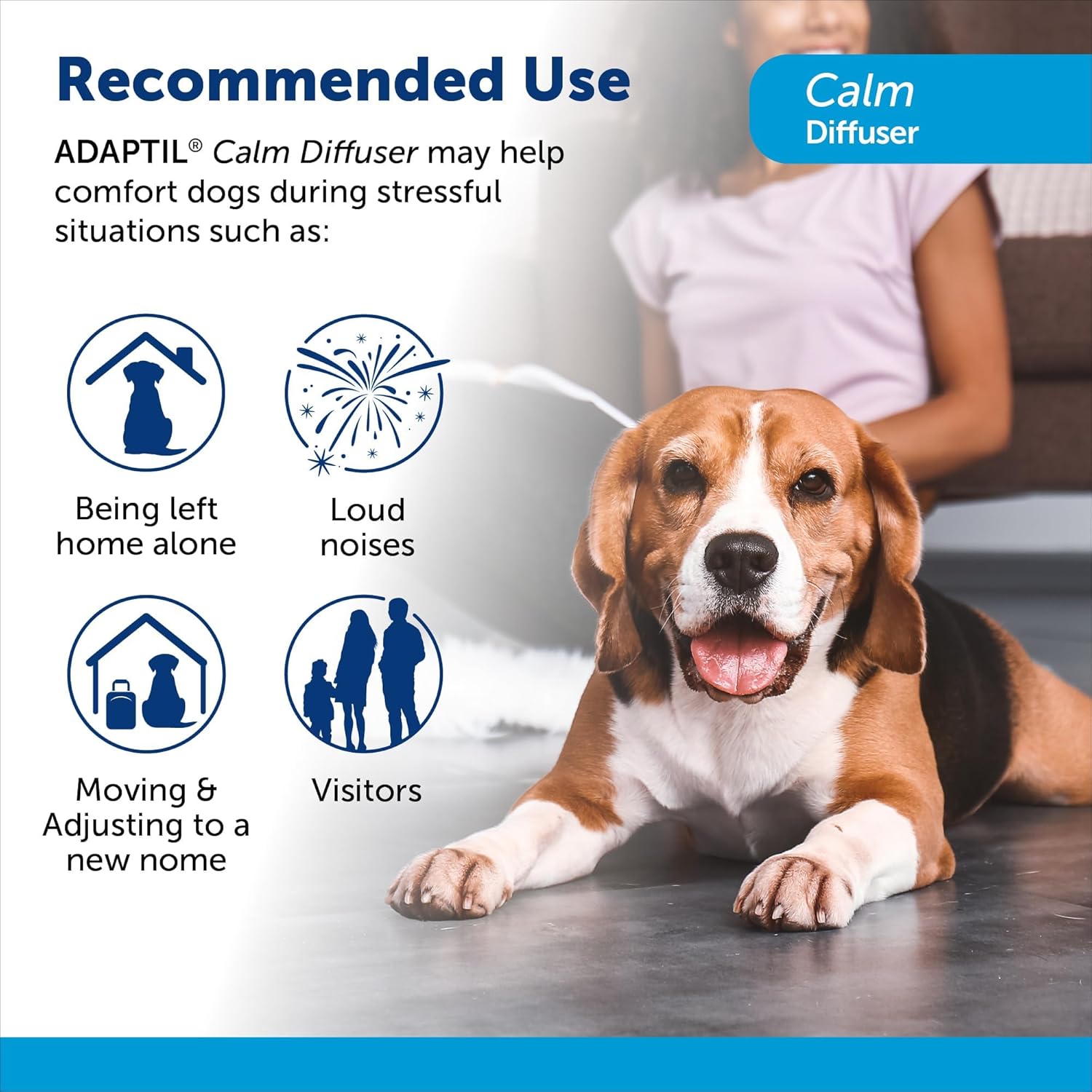 ADAPTIL Calm Home Diffuser & Refill Starter Kit For Dogs