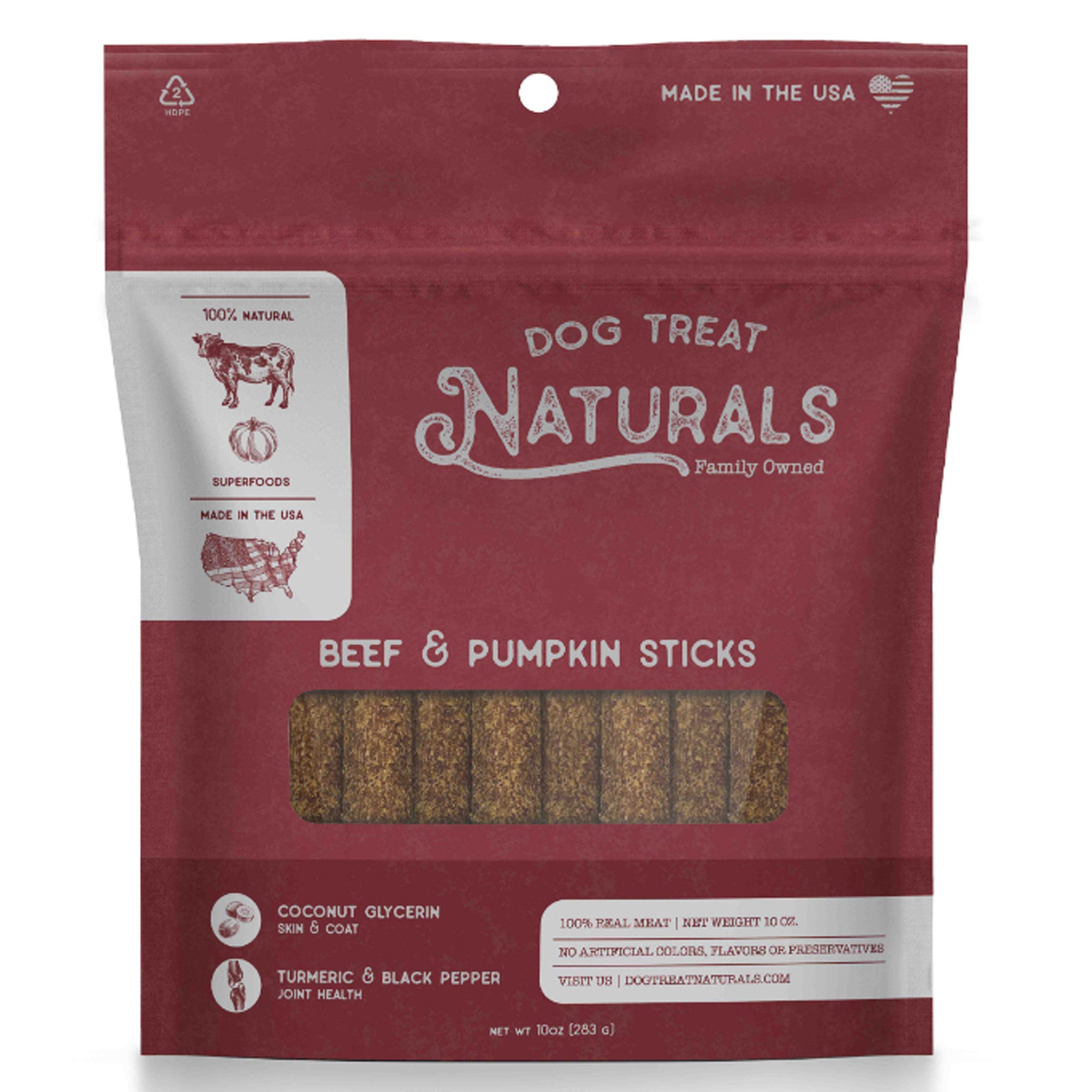 Superfood Sticks Treats For Dogs Beef & Pumpkin - 170 g