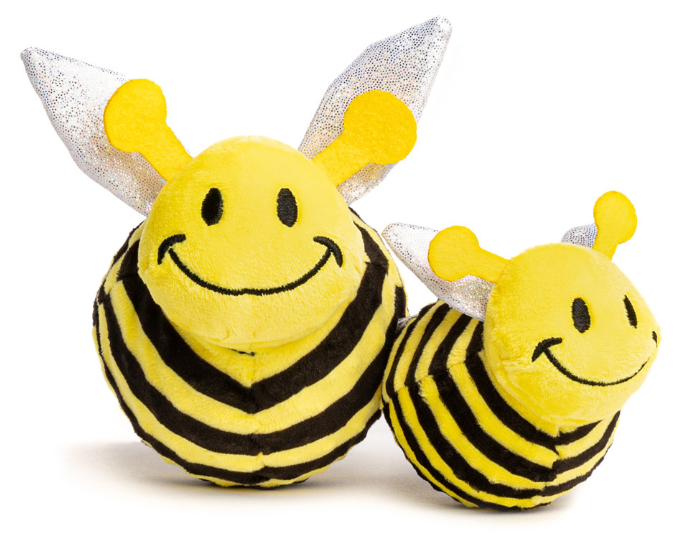 Fabdog Faball Squeaky Bee Dog Toy