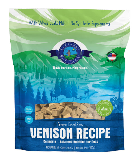 Venison Recipe Raw Freeze Dried Treats For Dogs