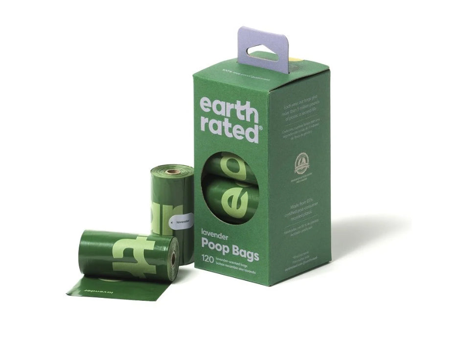 Earth Rated Poop Bags 120 Count - Unscented