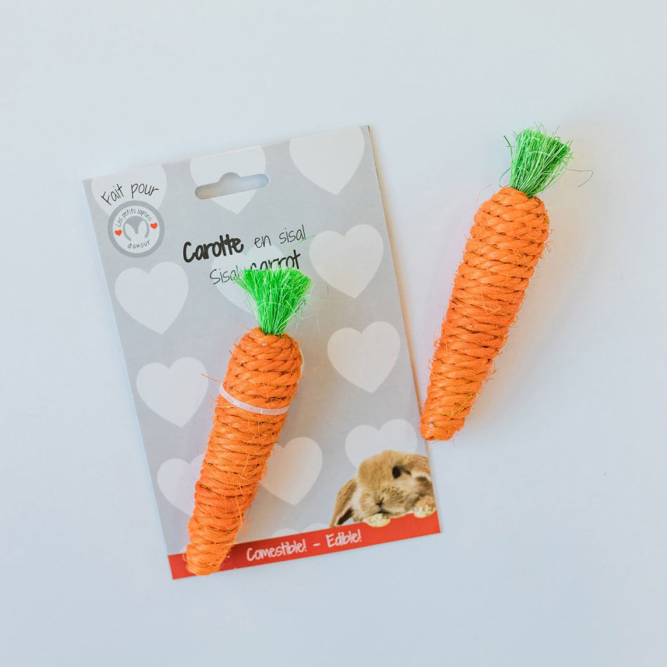 Les Petits Lapins d'Amour Edible Toy For Rabbits Corn Rollers 2 Count