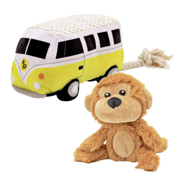 Plush Dog Toy Monkey - %Single%