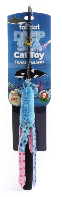 FabCat Cat Nip Teaser Wand Deep Sea - %Single%