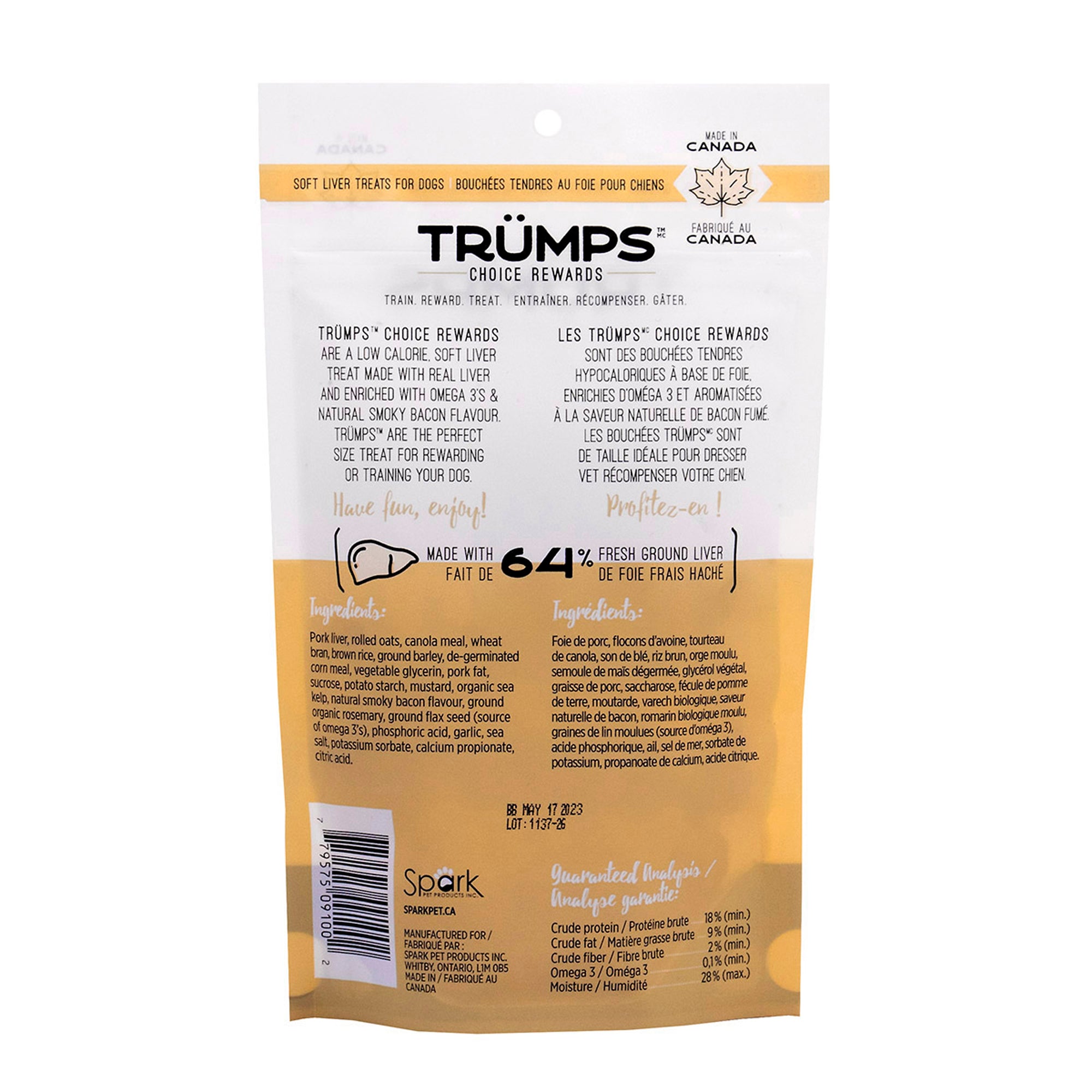 Trump's Choice Rewards Dog Treats Smoky Bacon - %Single%