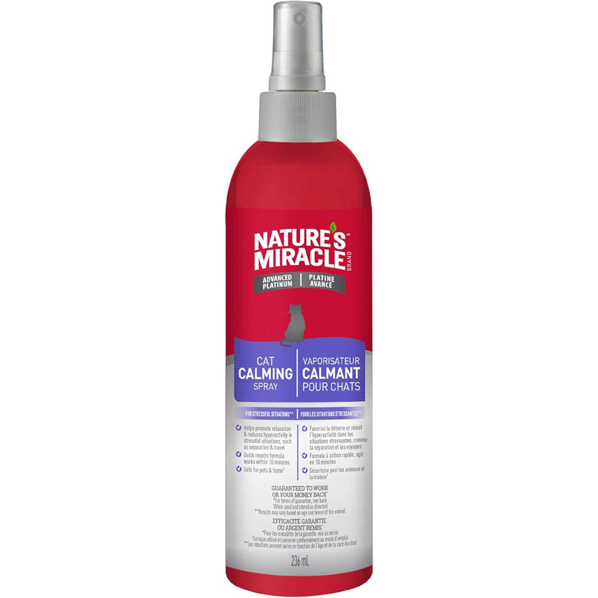 Nature's Miracle Advanced Platinum Calming Spray For Cats