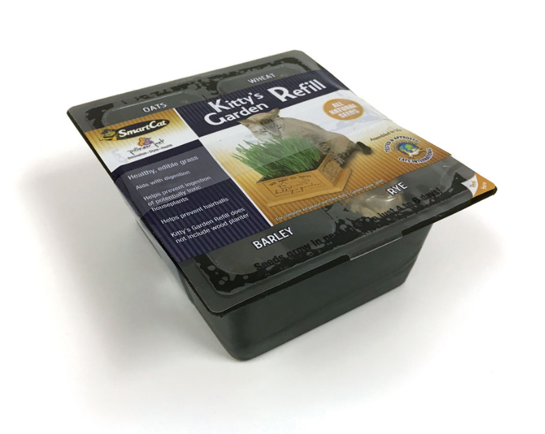 SmartCat Kitty's Garden Edible Grass Seed Refill Kit
