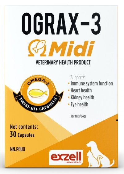 Ograx-3 Midi Twist-off Capsules for Cats and Dogs