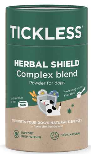 Tickless Herbal Shield Complex Blend Powder for Dogs