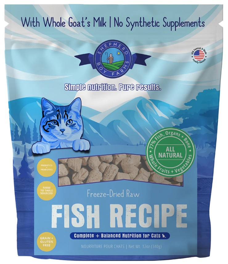 Shepherd Boy Farms Freeze Dried Raw Fish Recipe For Cats