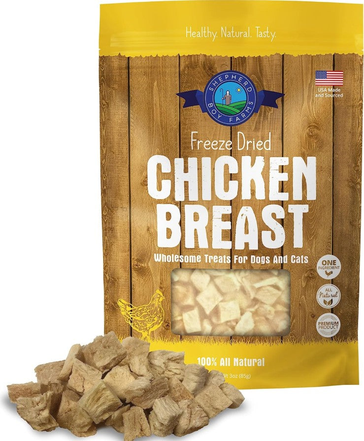 Shepherd Boy Farms Freeze Dried Chicken Breast For Cats & Dogs