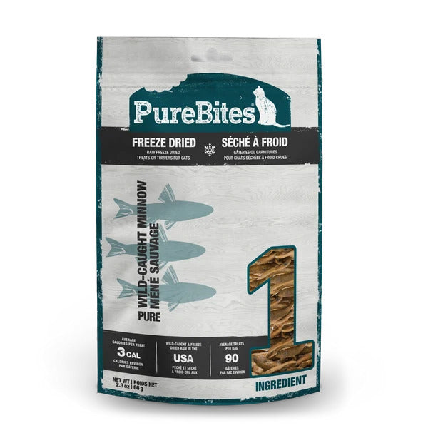 PureBites Friandises Liofilisées de Menhades Océaniques pour Chats
