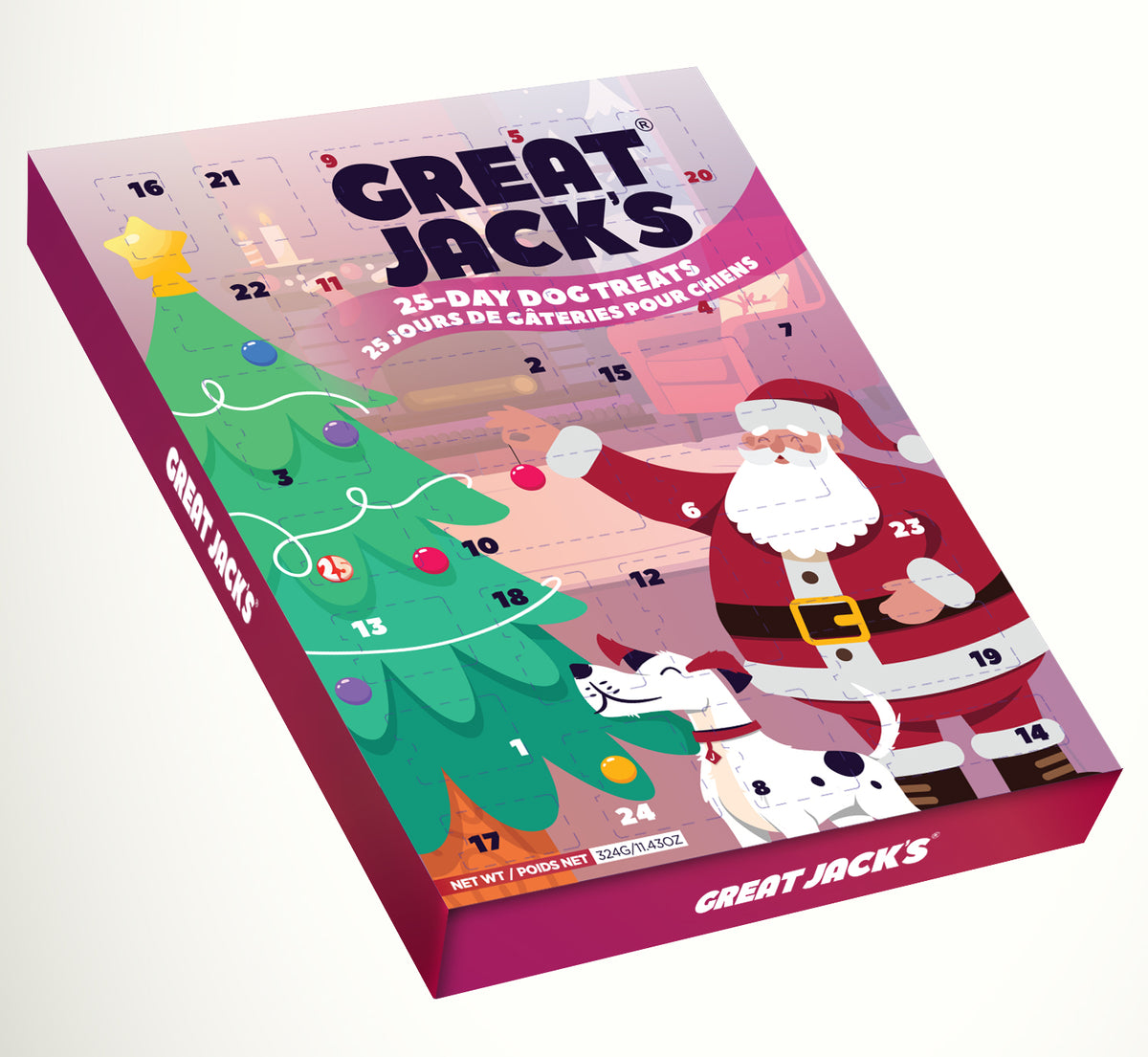 Great Jack's 25-Day Dog Treats Advent Calendar