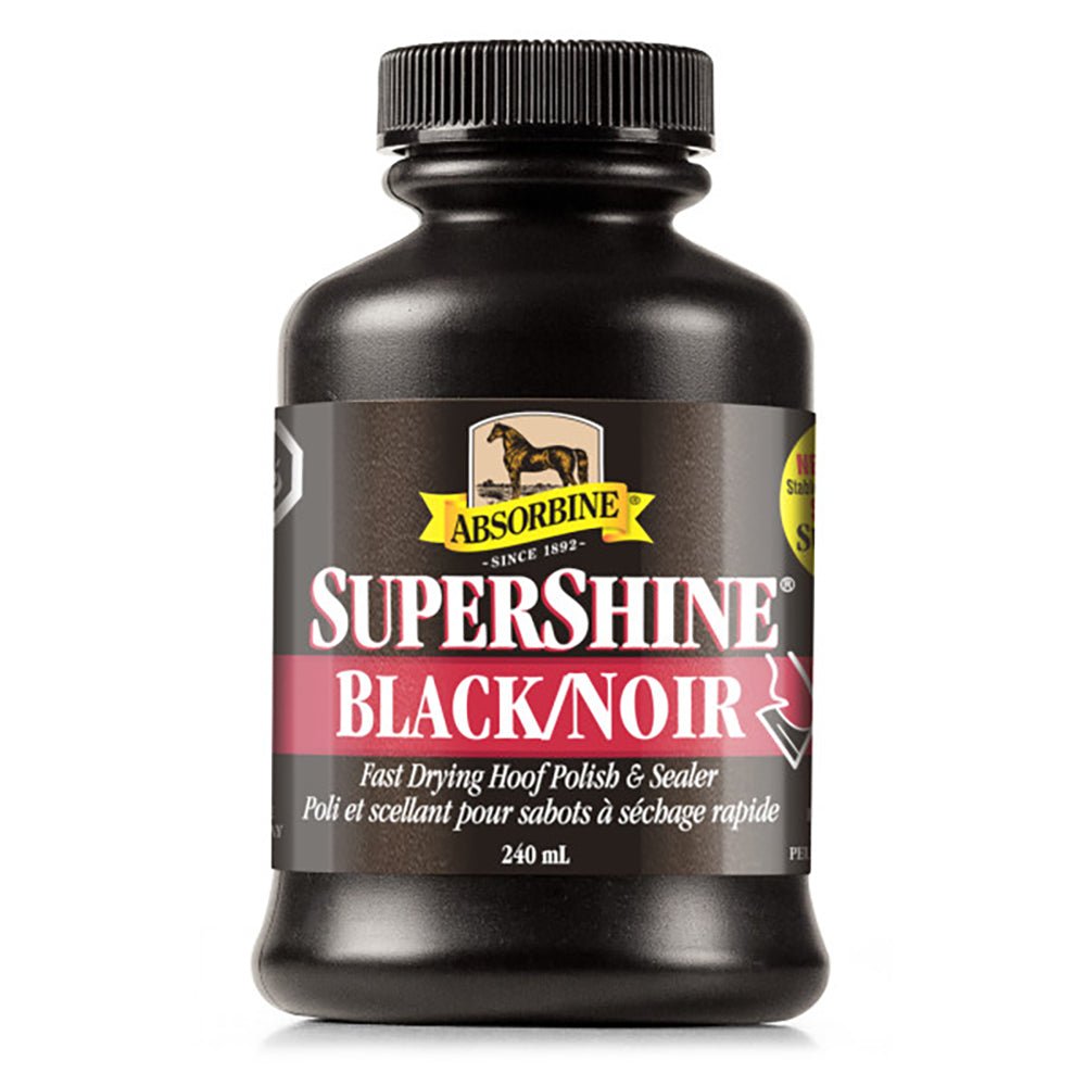 Absorbine Supershine Black Hoof Polish & Sealer - Pets Drug Mart